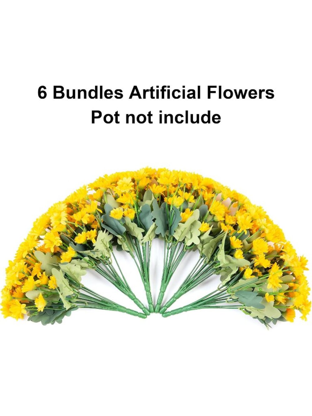 New Daisy Artificial Flowers for Outdoors Fall Autumn Decoration - Picture 5 of 6